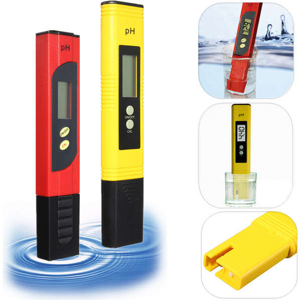 LCD Protable Digital PH Meter Tester Aquarium Pool Water Wine Urine Pen Monitor