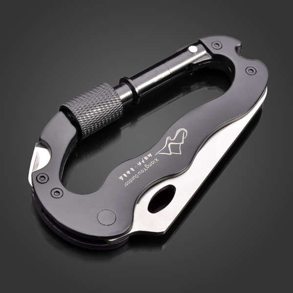 Multifunctional Camping Knife Hanging Buckle 5 In 1 Tool Quick Release Buckle Hiking Buckle