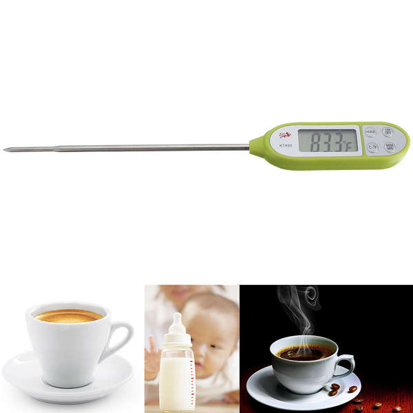 Digital LCD Kitchen Thermometer Probe Meat Milk Food Thermometer Cooking BBQ