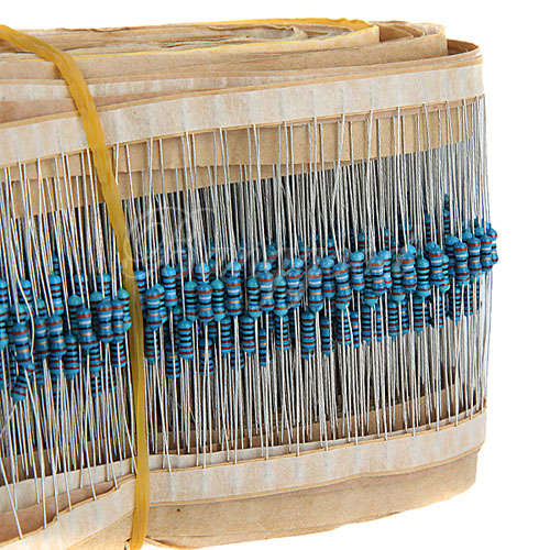 50 Value Carbon Film Resistors Assortment Kit 2500 pcs