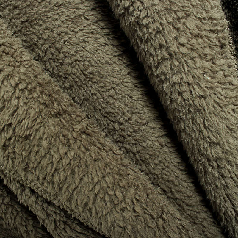 Wholesale Vintage Oversized Women's Soft Faux Fur Hooded Long Pocket Cardigan