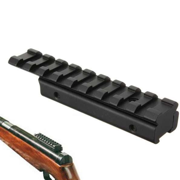 11mm to 20mm Rifle Tactical Dovetail Rail Extension Weaver Adapter