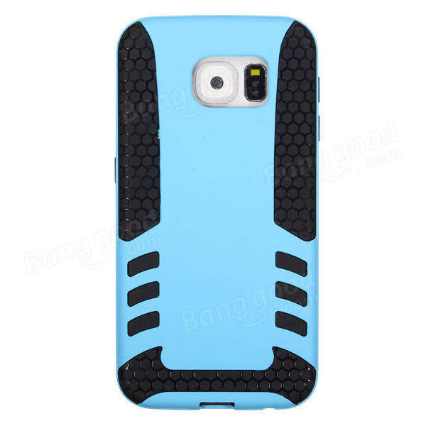 Anti Slip Rocket Pattern TPU Protective Shell for Samsung Galaxy S6 - Blue