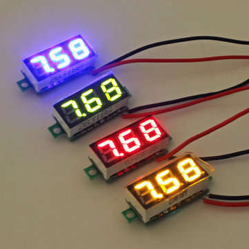 0.28 Inch 2.5V-30V Mini Digital Voltmeter Voltage Tester Meter