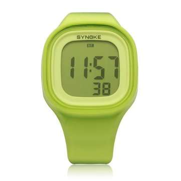 SYNOKE 66896 Silicone Jelly Sport Digital Men Women Wrist Watch