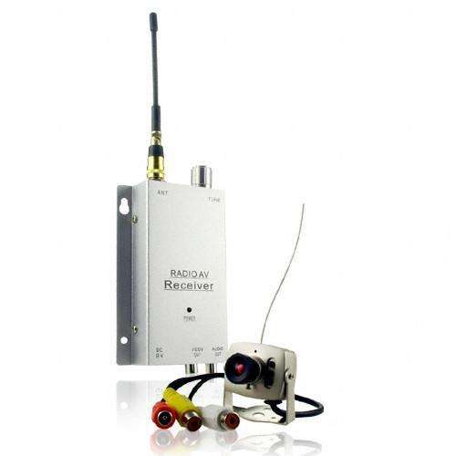 Wireless Spy Set - Color Audio Camera + A/V Receiver -PA 4