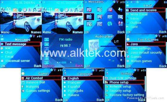 E71 wifi java tv dual sim mobile phone with 2GB memory free 2
