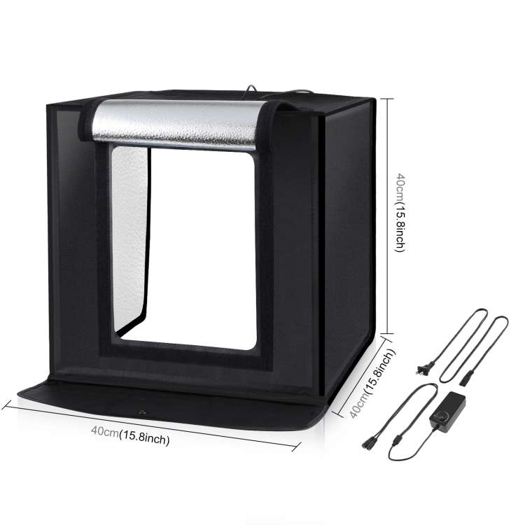 PULUZ Dual LED Photo Softbox 40cm Studio Kit