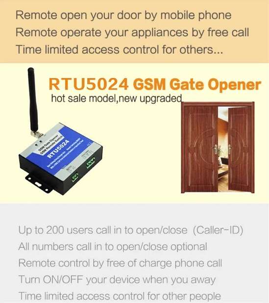 200 Users Home GSM Module Remote Control Access Controller for Electric Door via SMS GSM Gate