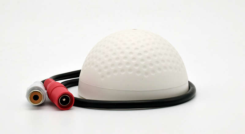 100 Square Meters Mini CCTV Security Surveillance Microphone Audio Input - 0.08kg