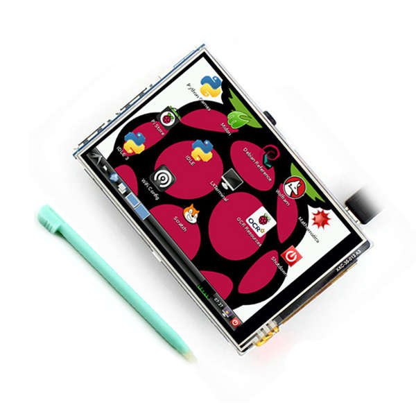 3.5 Inch 320 X 480 TFT LCD Display Touch Board For Raspberry Pi 2 Raspberry Pi 3 Model B With Case