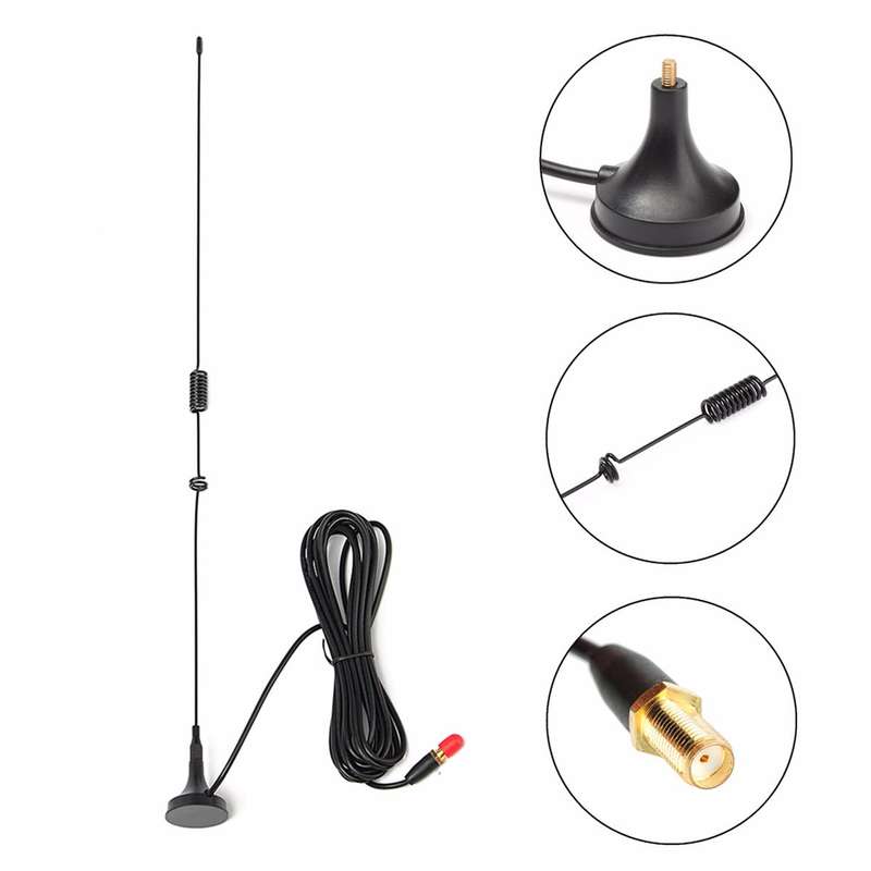 UT106 SMA Female Dual Band Auto 10W Antenne for BAOFENG UV5R/UV5RA/UV5RE HIYG - 0.06kg