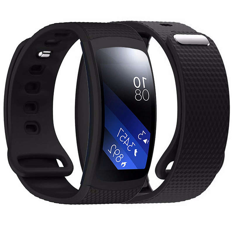 Ajustable Silicone Replacement Watch Strap Band for Samsung Gear Fit 2 - 0.02kg