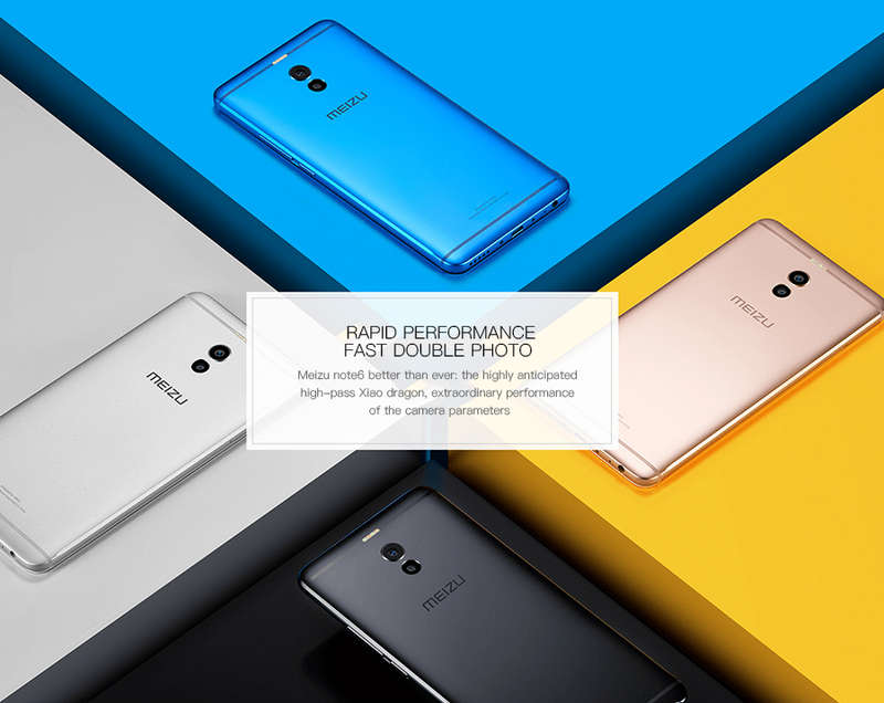Meizu M6 NOTE Global Version 5.5 Inch 3GB RAM 32GB ROM Snapdragon 625 4G Smartphone - 0.48kg