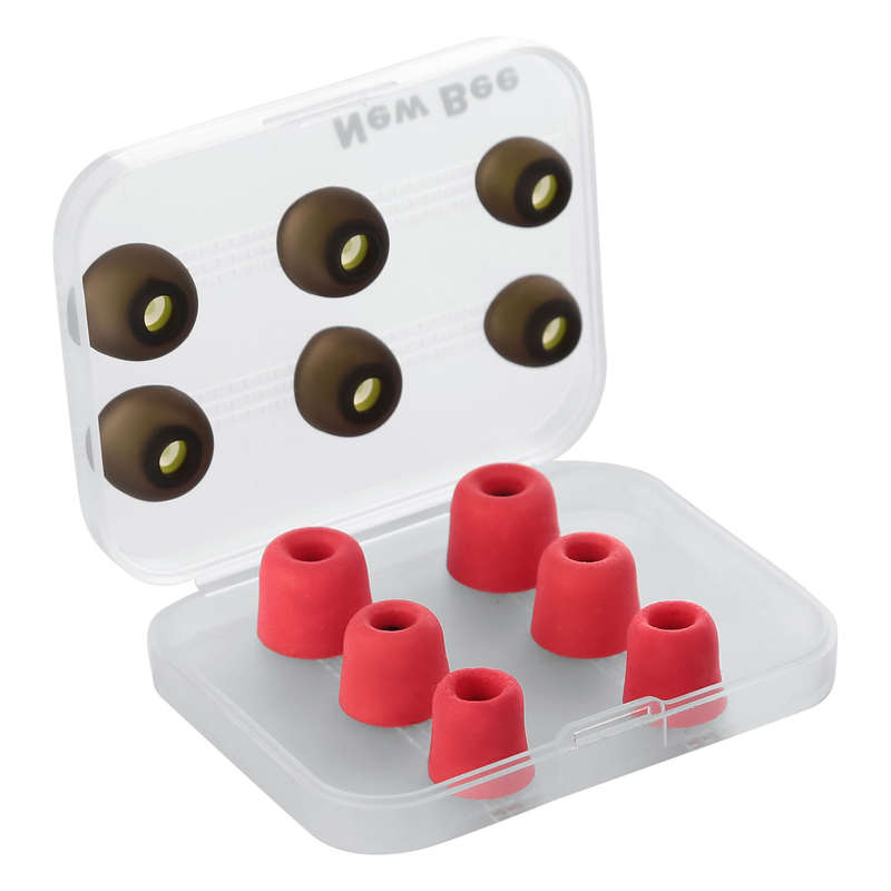 New Bee 3 Pairs of Rebound Memory Foam Tips 3 Pairs of Silicone Earbuds for Earphone Headphone -
