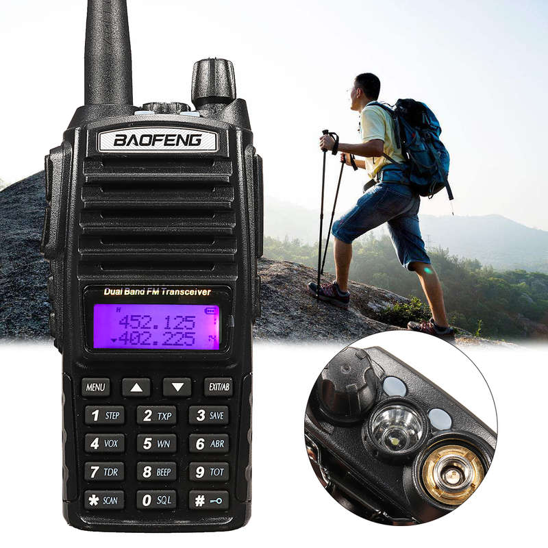 BaoFeng UV-82 Portable High Power Dual Band Radio Walkie Talkie Two Way Radio - 0.46kg
