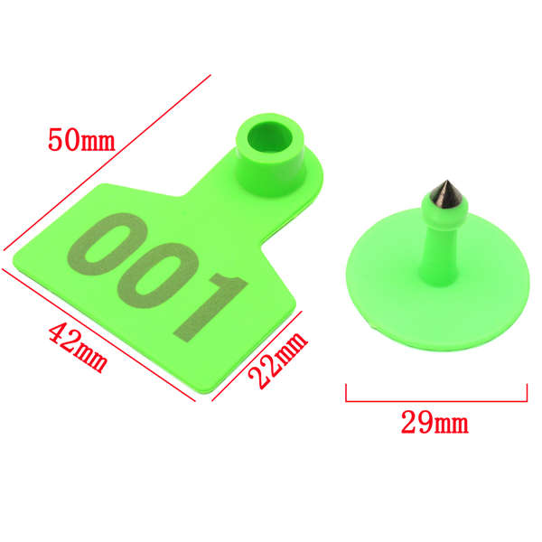 Plastic 1-100 Number Animal Livestock Ear Tag