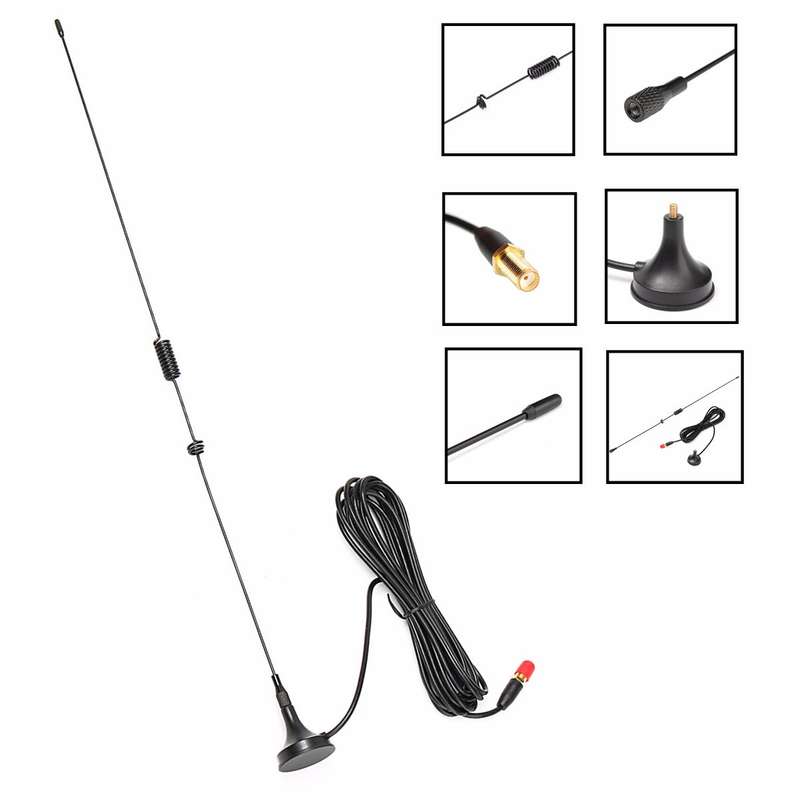 UT106 SMA Female Dual Band Auto 10W Antenne for BAOFENG UV5R/UV5RA/UV5RE HIYG - 0.06kg