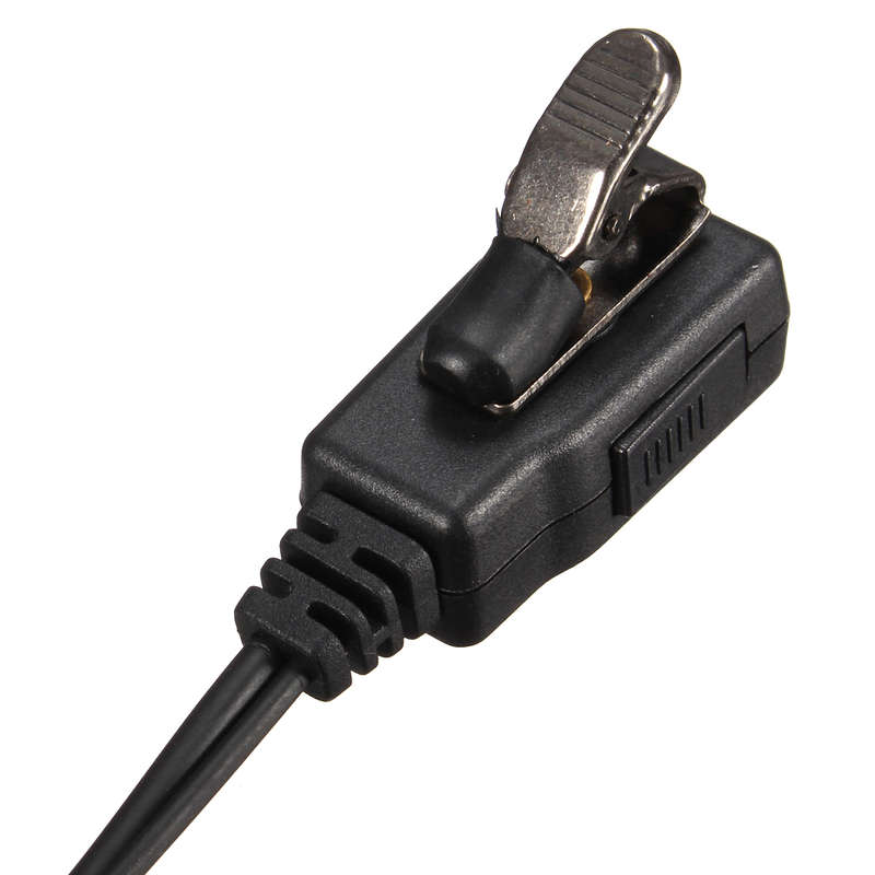 2 Pin Flexible Acoustic Tube Mic Earphone for Baofeng Kenwood Retevis TYT Walkie Talkie Two Way
