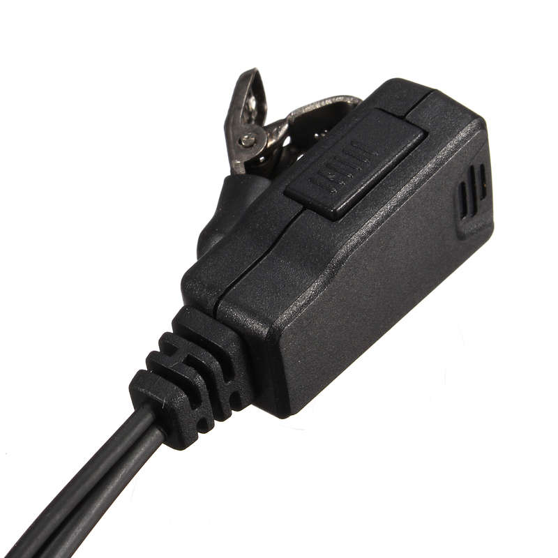 2 Pin Flexible Acoustic Tube Mic Earphone for Baofeng Kenwood Retevis TYT Walkie Talkie Two Way
