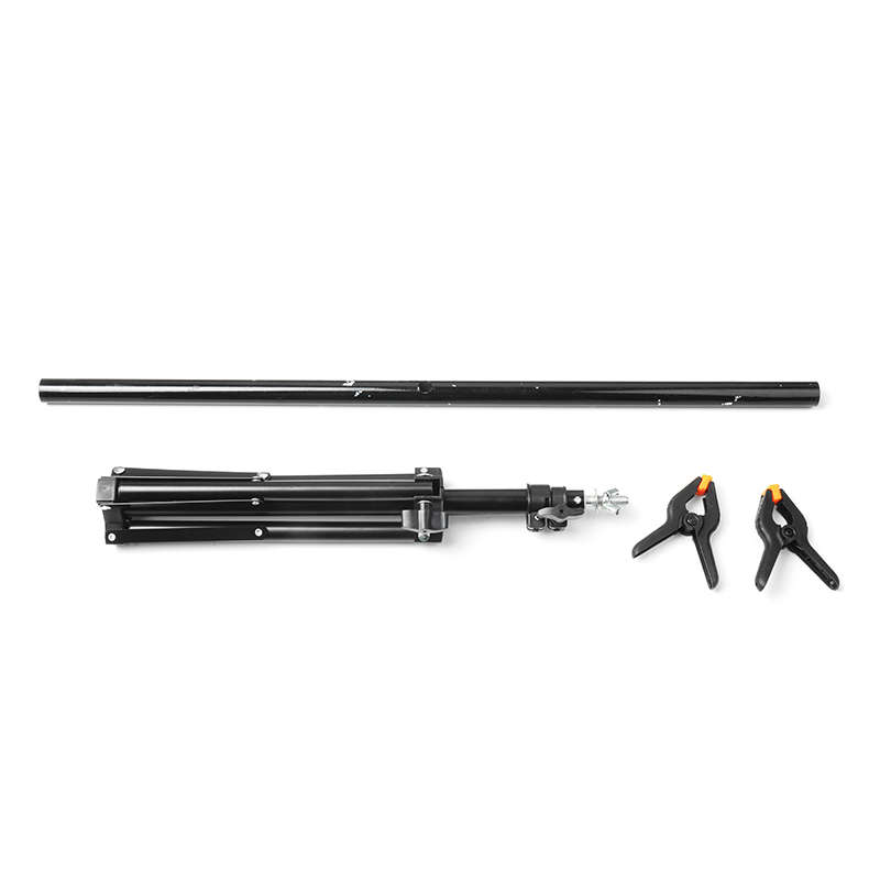 Studio Backdrop Stand T- Frame Light Stand with Clamp - 0.60kg