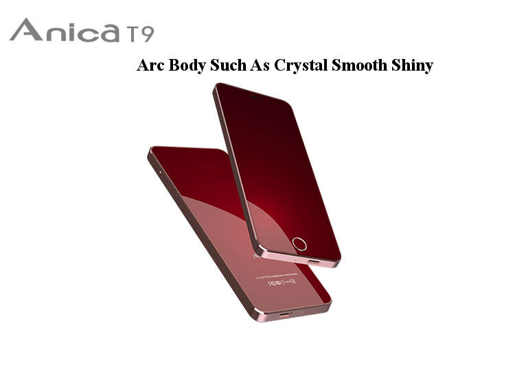 Anica T9 1.63 Inch 680mAh Dual SIM Bluetooth Ultra Thin Fashion Mini Card Phone - 0.15kg