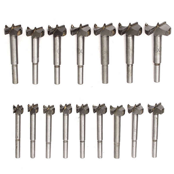 16pcs 15-35mm Forstner Drill Bits Hinge Hole Cutter Woodworking Hole Saw