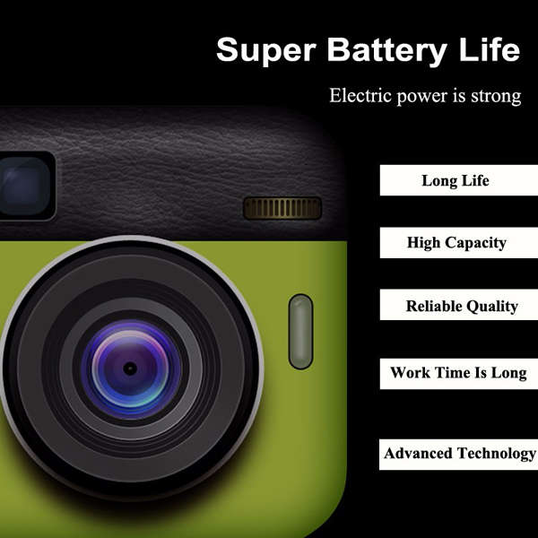 LP-E8 7.4V 1500mAh Rechargeable Camera Battery Pack for Canon 550D 600D 650D 700D - 0.03kg