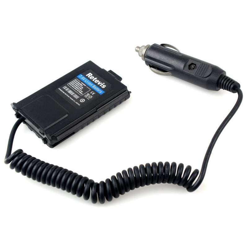 Retevis Battery Eliminator Adapter 12V For Baofeng UV5R Retevis RT5R Walkie Talkie Ham Radio -