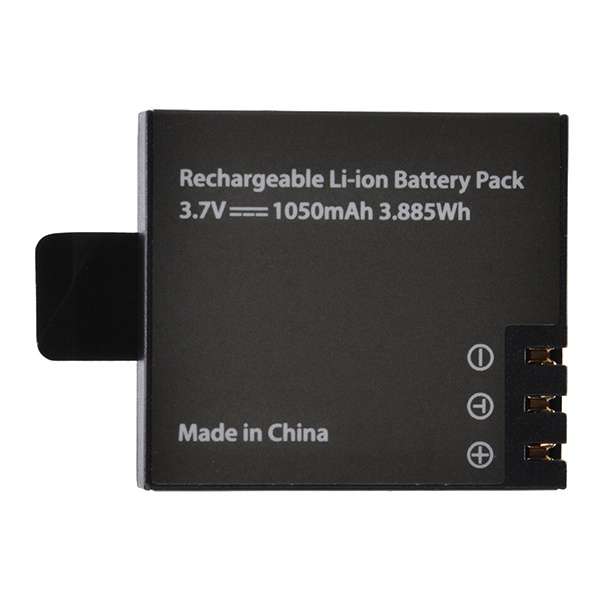 PG1050 Rechargeable Li-ion Spare Battery 1050mAh for Eken H8 H9 H8R H9R H8 Pro Sport Action Camera