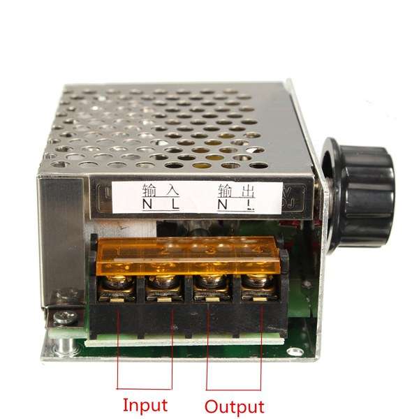 AC 220V 4000W SCR Voltage Regulator Dimmer Electronic Motor Speed Controller - 0.13kg