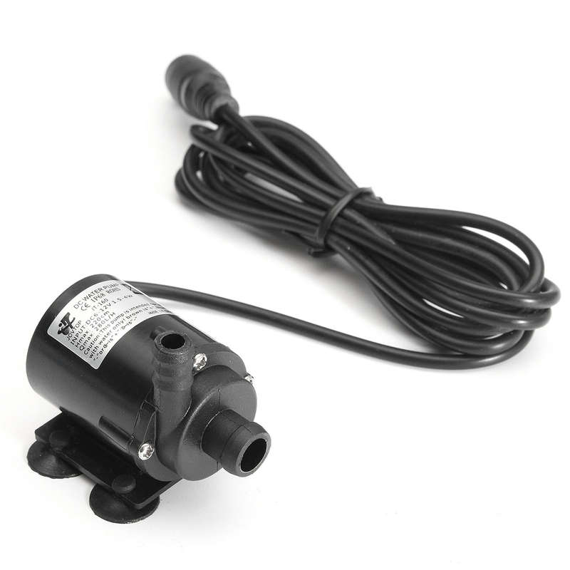 12V 280L/H Water Pump Mini Brushless Water Pump Submersible Motor - 0.07kg