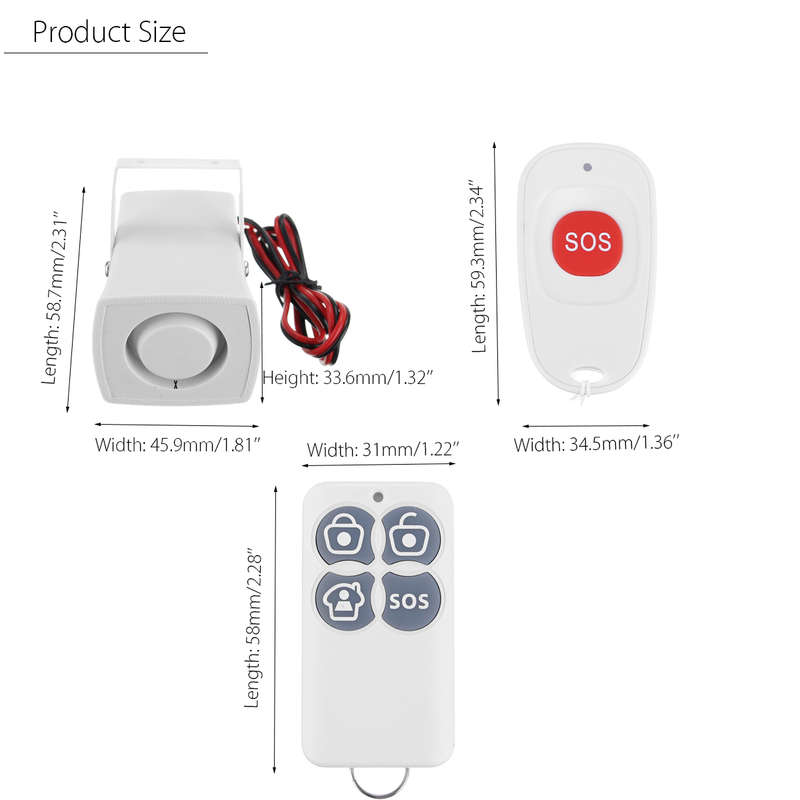 LCD Wireless GSM Home Burglar Alarm System Motion / Door Window Sensor Security - 0.87kg
