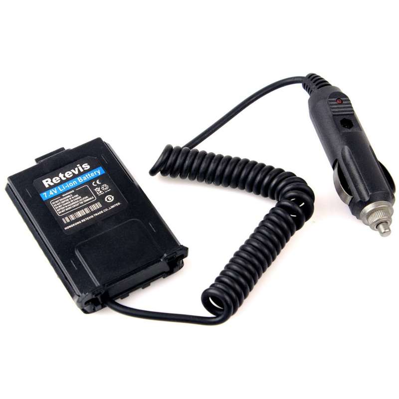 Retevis Battery Eliminator Adapter 12V For Baofeng UV5R Retevis RT5R Walkie Talkie Ham Radio -