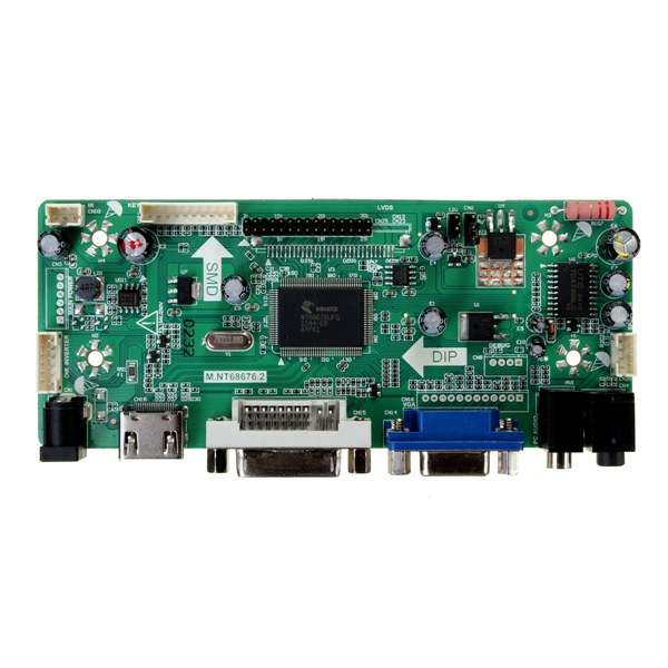 LCD Controller Board HD DVI VGA Audio PC Module Kit For 15.6 Inch Display - 0.08kg