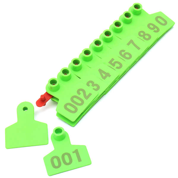 Plastic 1-100 Number Animal Livestock Ear Tag
