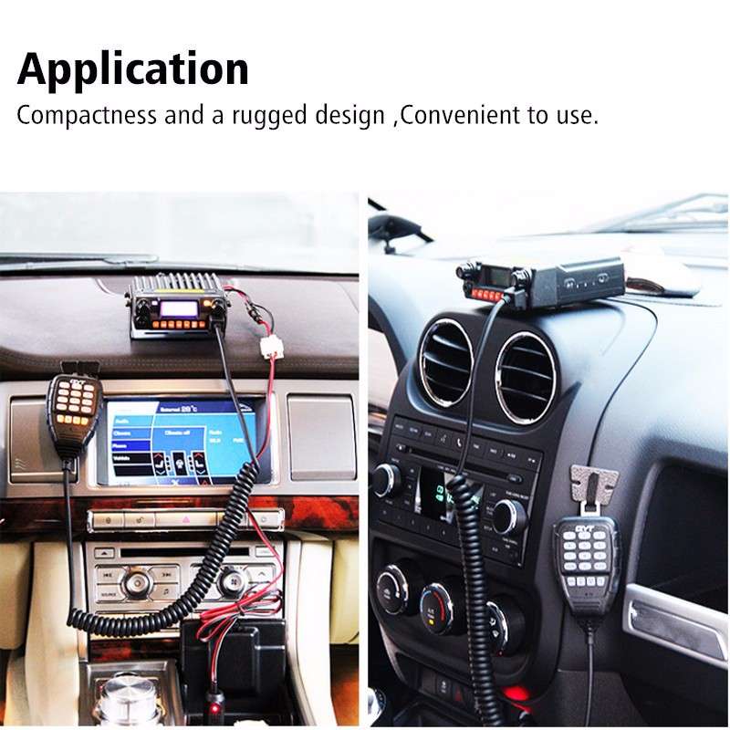 QYT KT-8900 Mini Mobile Radio Dual band V/UHF136-174/400-480MHz Transceiver Camouflage Color -