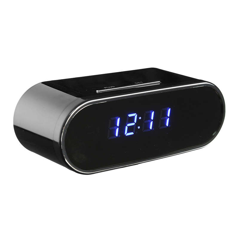 Z10 1080P HD WIFI Wireless Hidden Camera Night Vision Alarm IP Camcorder Clock - 0.27kg