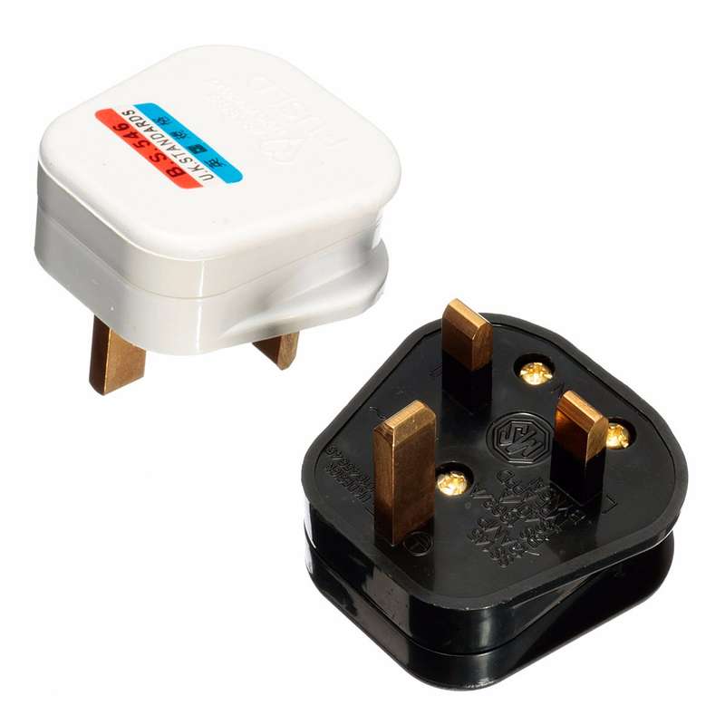 3 Pin 13A 13 AMP UK Plug Mains Top Appliance Power Socket Fuse Adapter Household - 0.04kg