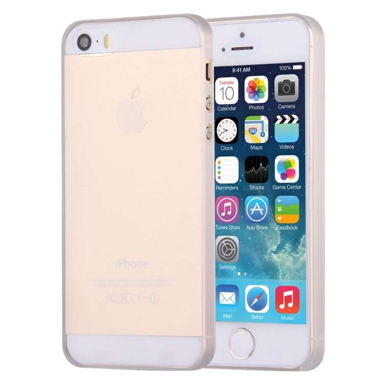 High Quality 0.4mm Ultra Thin Protection Shell for iPhone 5 and 5S (Transparent)