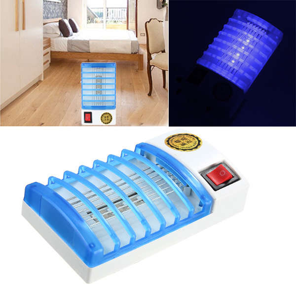 New Mosquito Fly Bug Insect Trap Zapper LED Electric Killer Night Lamp USA Plug