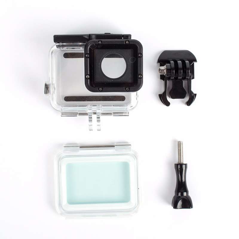 60M Waterproof Housing Case with Touch Screen Backdoor Cover For Gopro Hero 5 Black