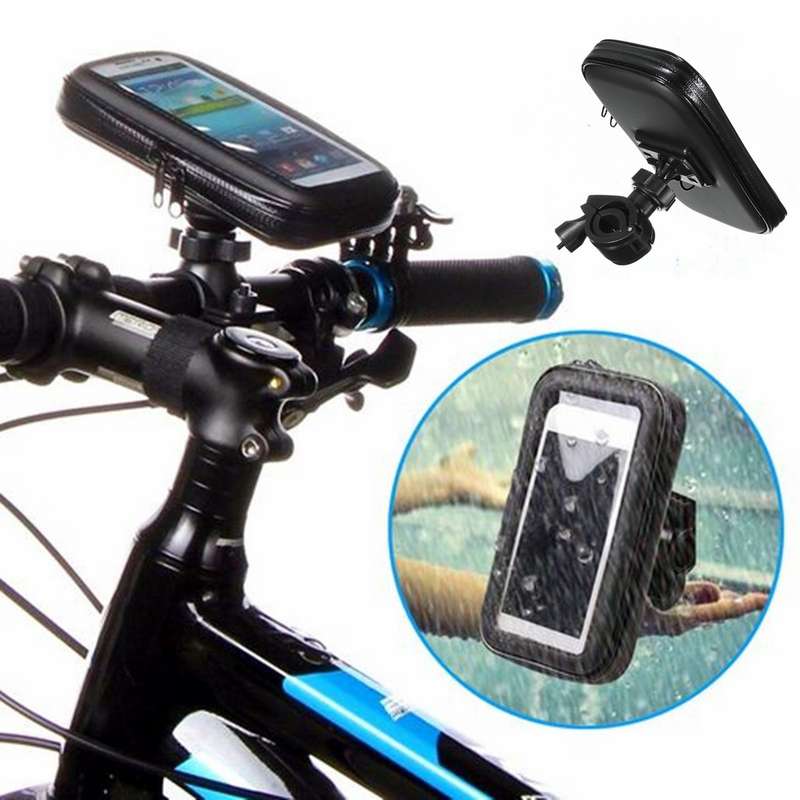 Universal Waterproof Motorbike Motorcycle Case Bike Bag Phone Mount Holder for iPhone Samsung GPS