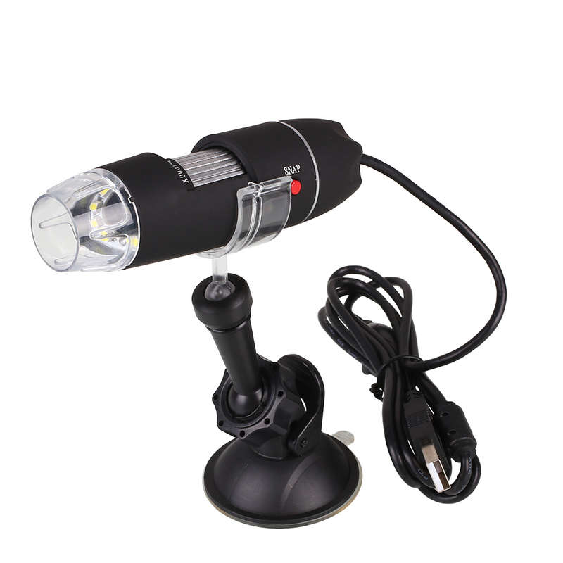 New USB 8 LED 500X 2MP Digital Microscope Endoscope Magnifier Video Camera with Suction Cup Stand -*