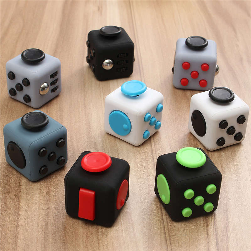 Fidget Cube Anxiety Stress Relief Focus Gift Adults Kids Attention Therapy