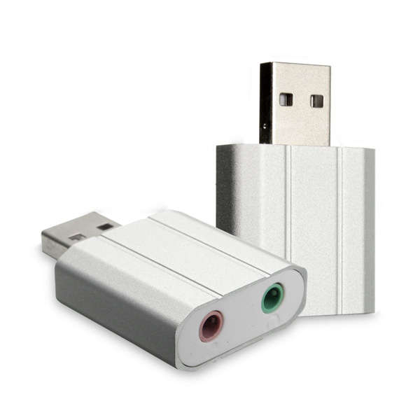 Alloy USB 2.0 External Audio Sound Card Virtual 5.1 Plug and Play Channel Adapter