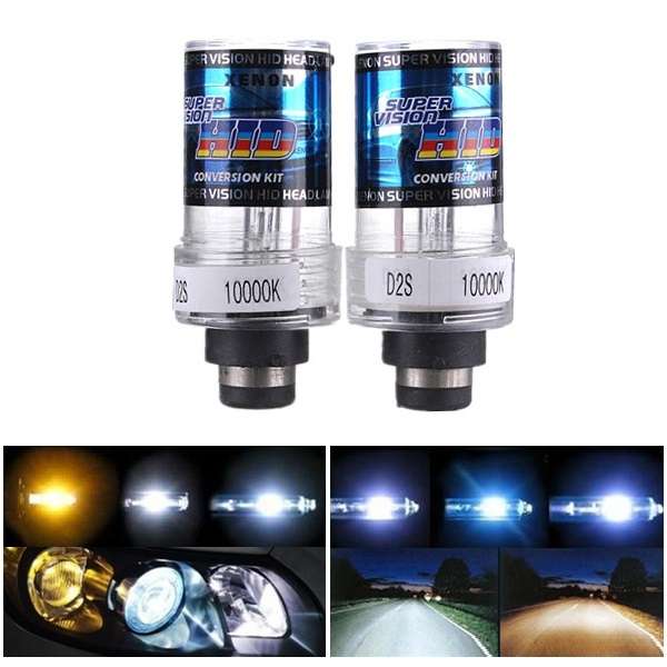 2 X 35W D2S Car HID White Xenon Headlight Light Lamp Bulbs