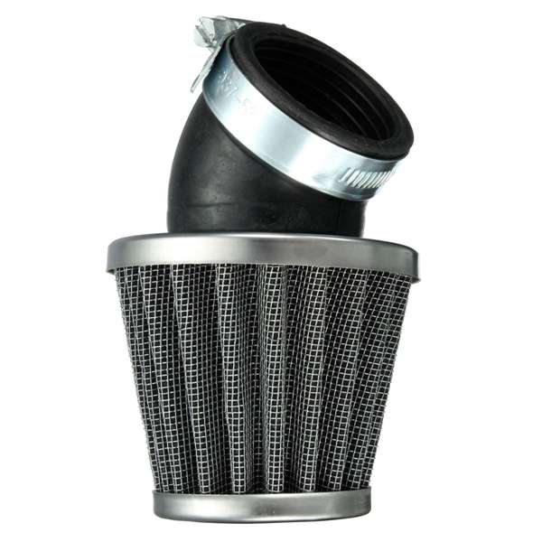 40mm 45 Degree Air Filter Black For 50cc 110cc 125cc 140cc Pit Dirt Bike Motorbike