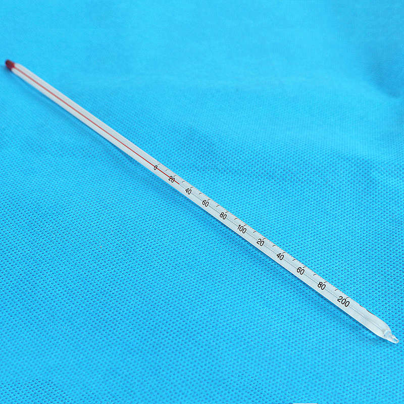 200 Celsius Degree Glass Thermometer  Laboratory Chemistry Glassware