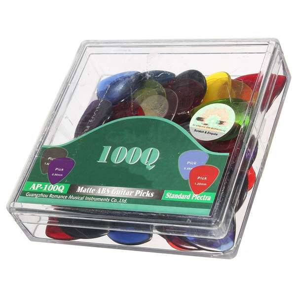 40pcs Acoustic Electric Guitar Picks Plectrum with Pick Box